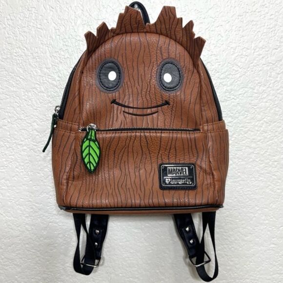 LOUNGEFLY X MARVEL GROOT MINI BACKPACK - Picture 13 of 13